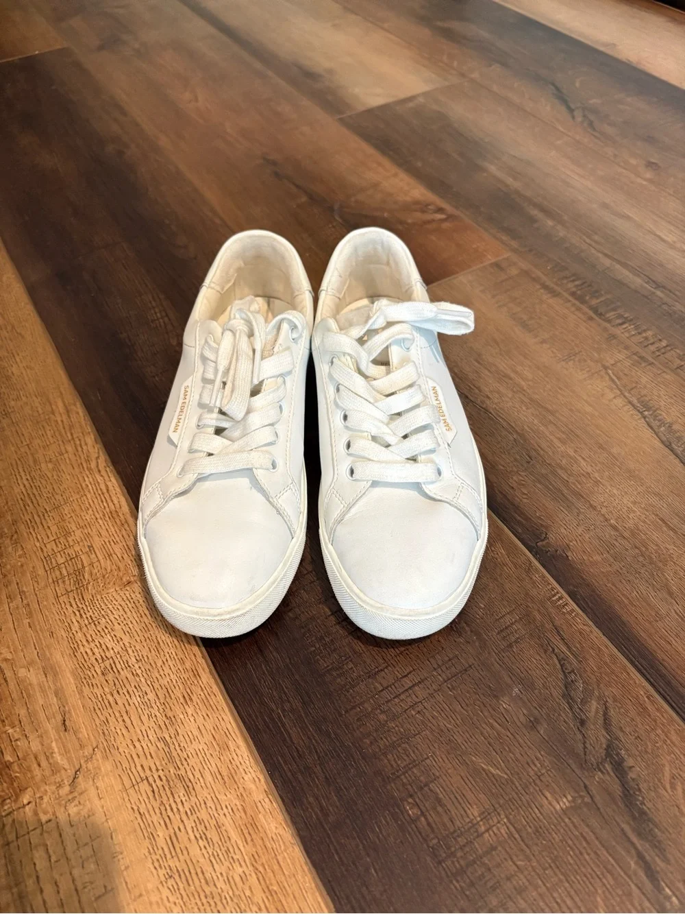 Sam Edelman Poppy Sneaker, White, 8M - Picture 1 of 6